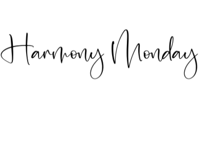 Harmony Monday Font Preview