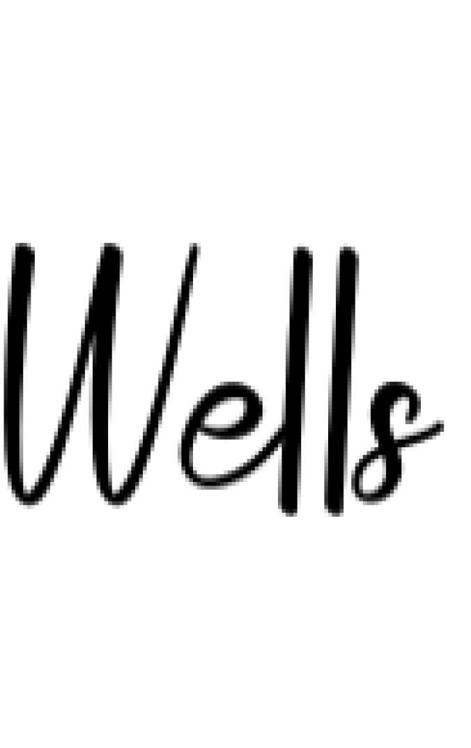 Wells Font Preview