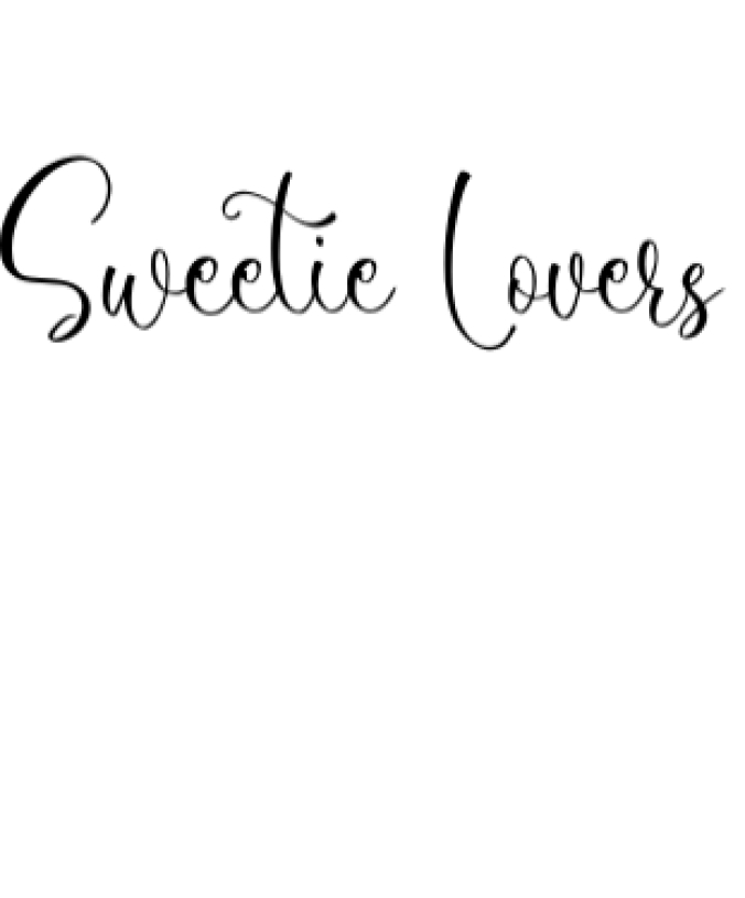 Sweetie Lovers Font Preview