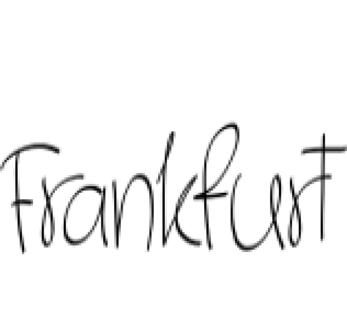 Frankfurt Font Preview