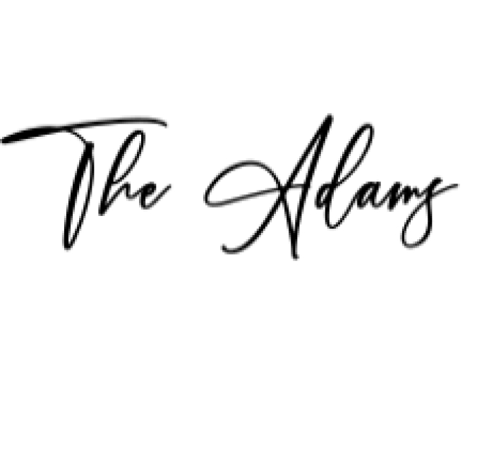 The Adams Font Preview