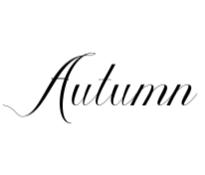 Autumn Font Preview
