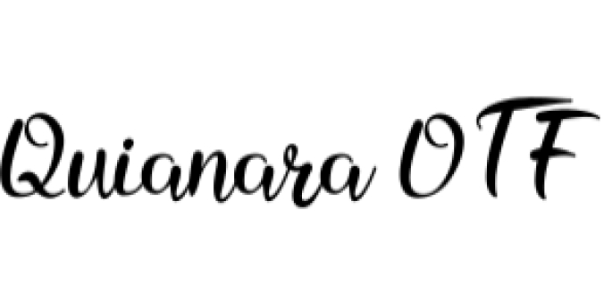 Quianara Font Preview