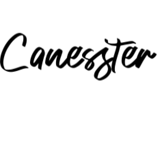 Canesster Font Preview