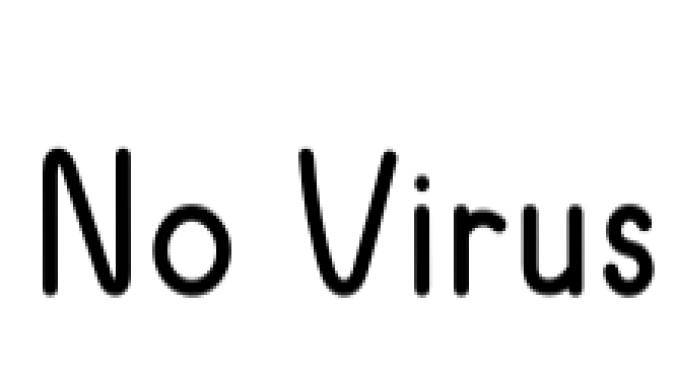No Virus Font Preview