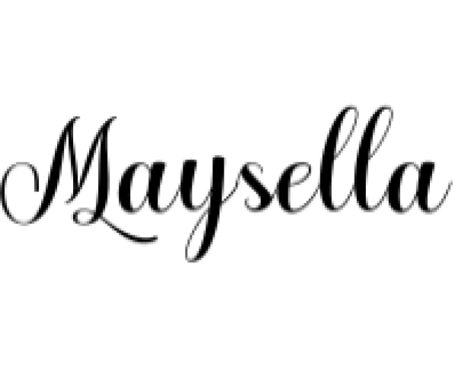 Maysella Font Preview