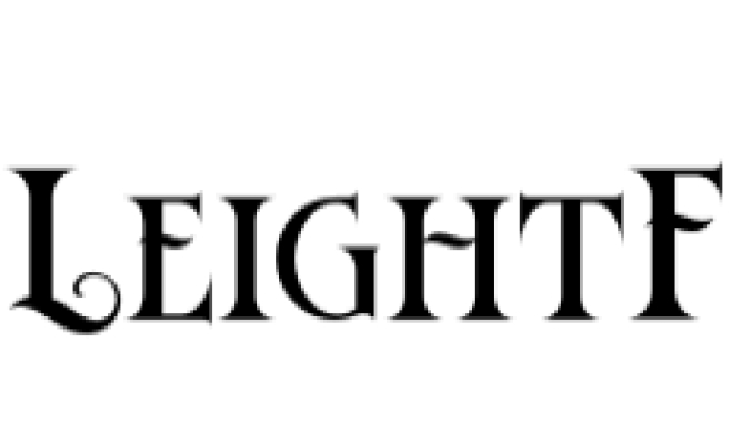 Leightone Font Preview
