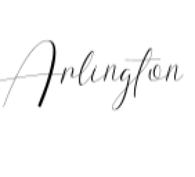 Arlington Font Preview
