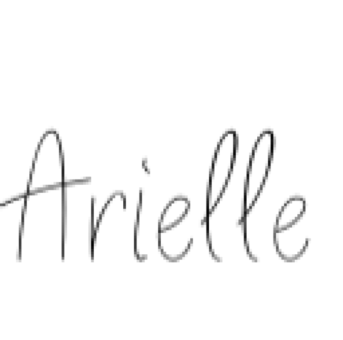 Arielle Font Preview