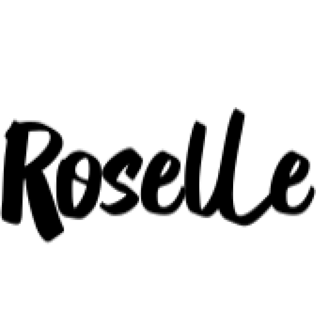 Roselle Font Preview