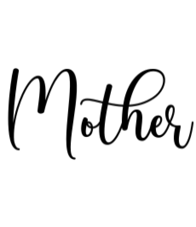 Mother Font Preview