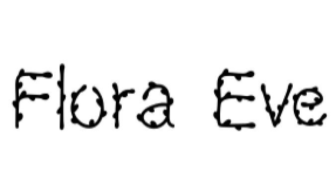 Flora Eve Font Preview
