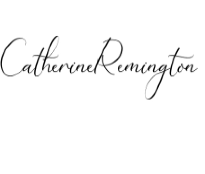 Catherine Remington Font Preview