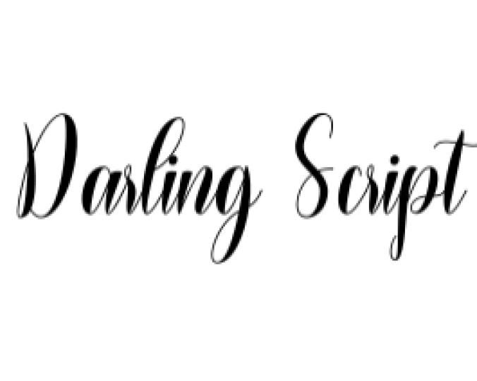 Darling Script Font Preview