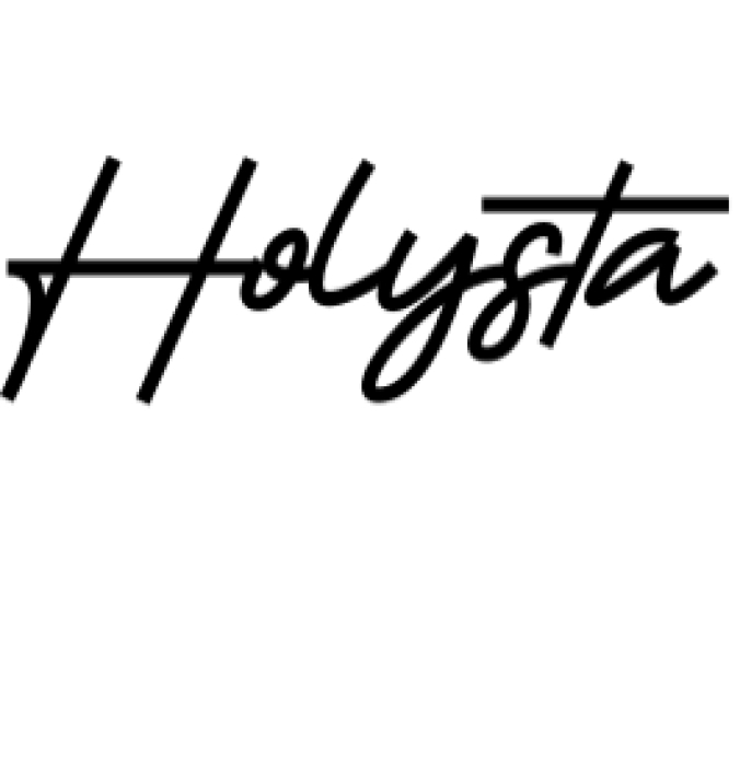 Holysta Font Preview