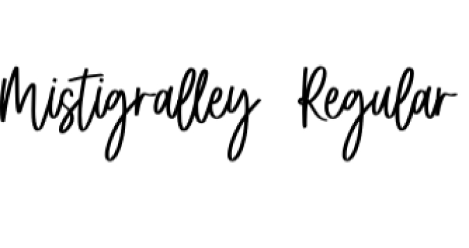 Mistigralley Font Preview