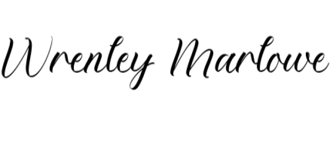 Wrenley Marlowe Font Preview