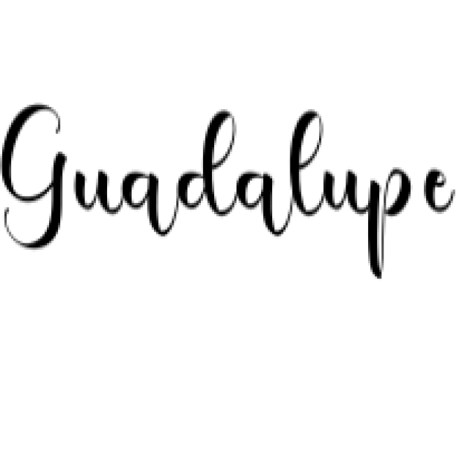 Guadalupe Font Preview