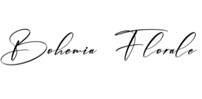 Bohemia Florale Font Preview