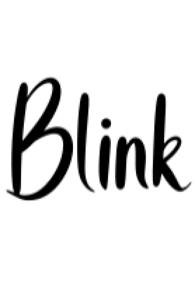 Blink Script Font Preview