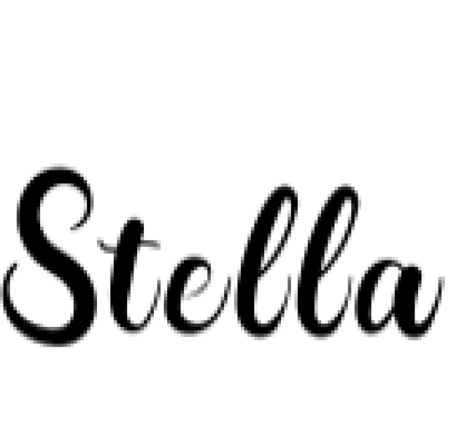 Stella Font Preview