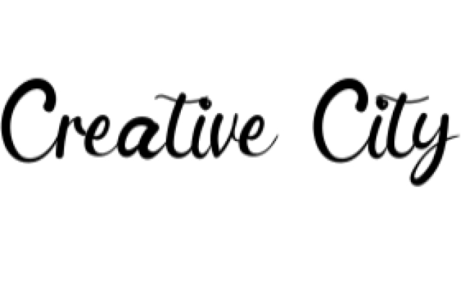 Creative City Font Preview