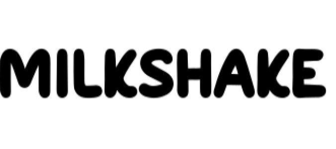 Milkshake Font Preview