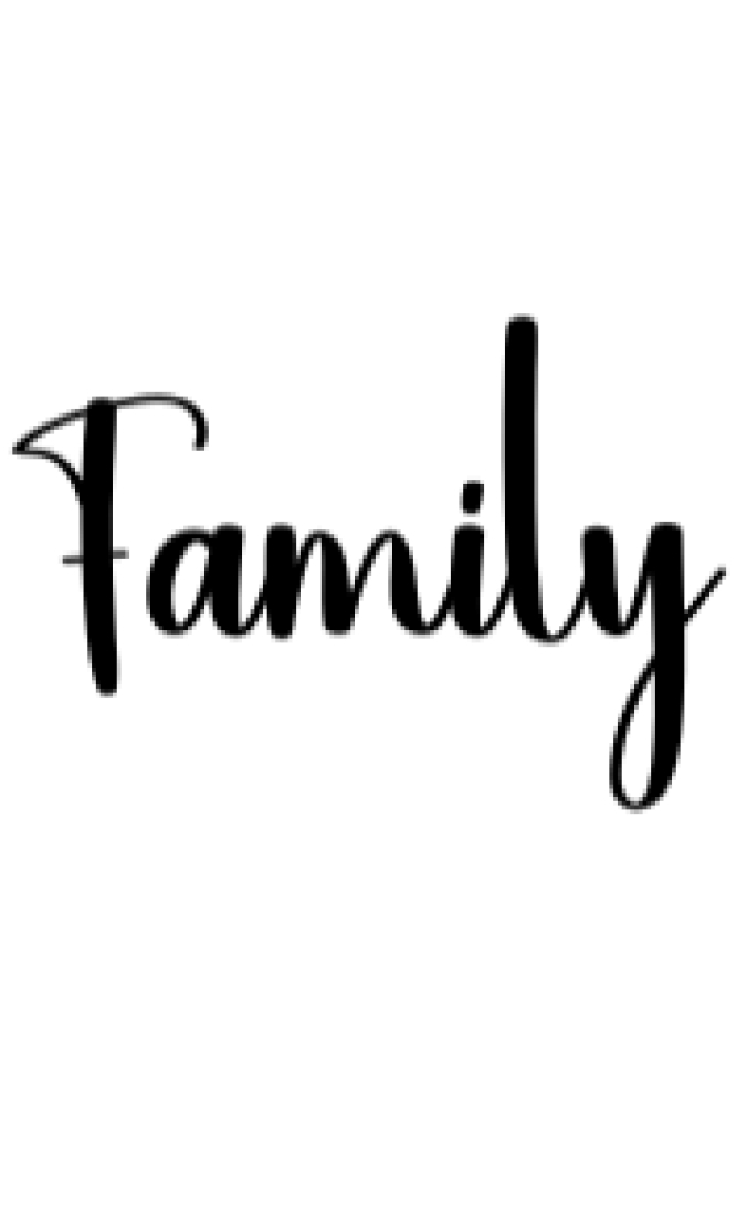 Family Font Preview