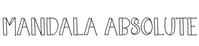 Mandala Absolute Font Preview