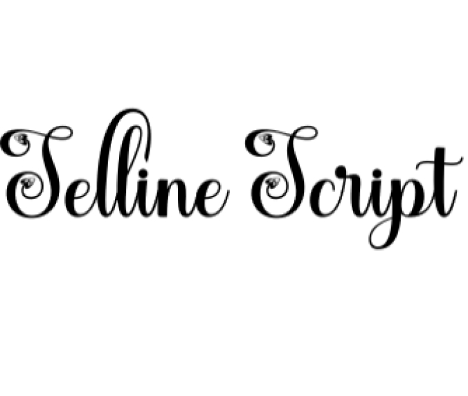 Selline Script Font Preview