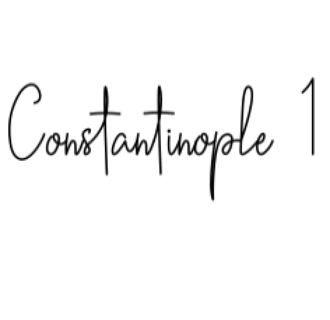 Constantinople Font Preview