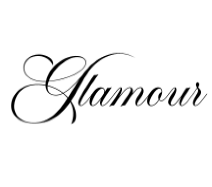 Glamour Font Preview