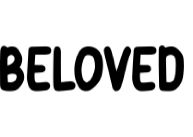 Beloved Font Preview