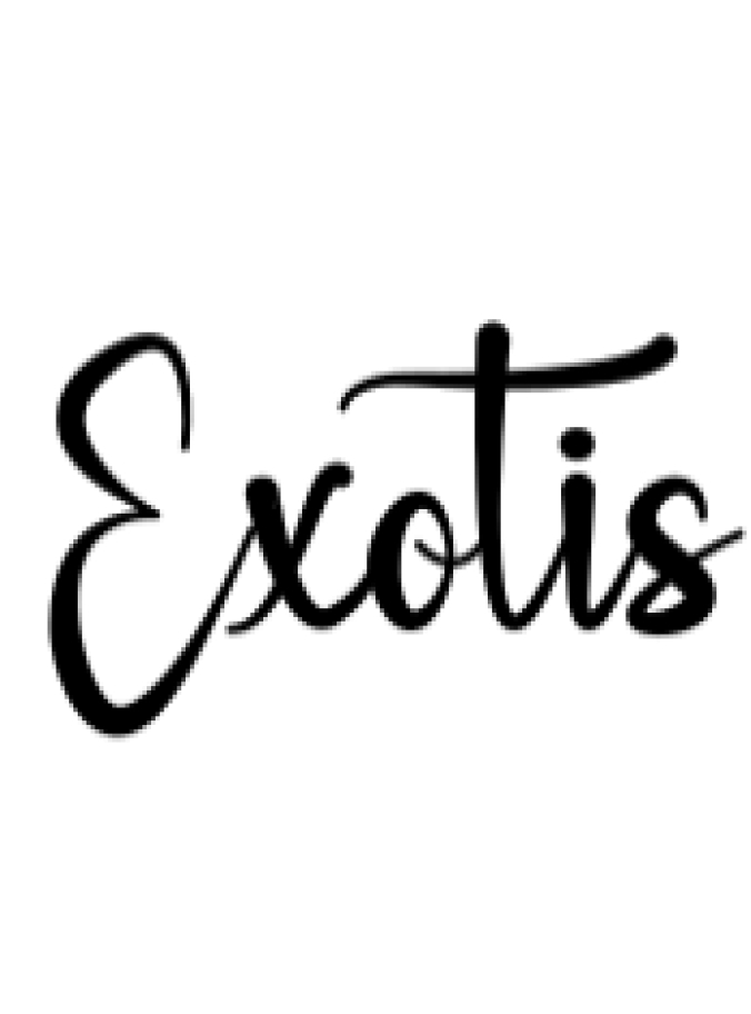 Exotis Font Preview