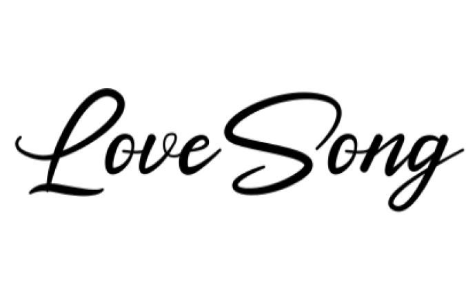 Love Song Font Preview