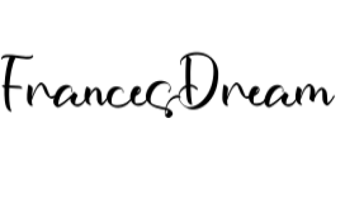 Frances Dream Font Preview