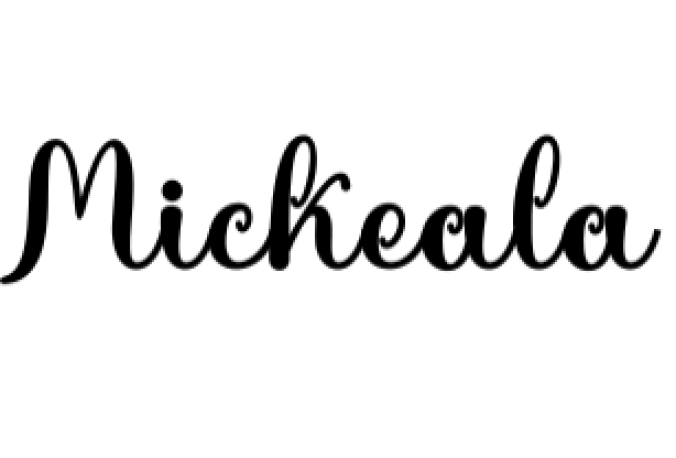 Mickeala Font Preview