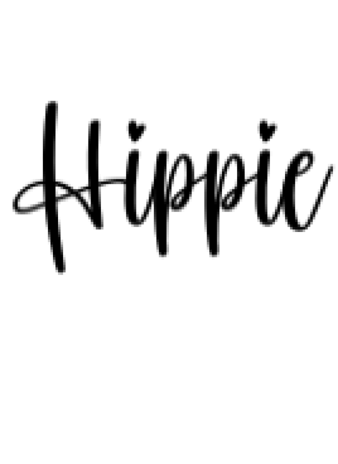 Hippie Font Preview
