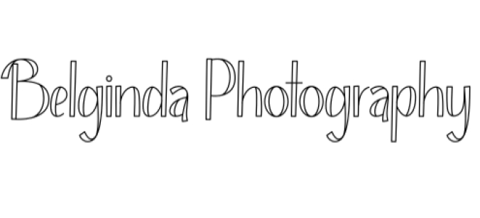Belginda Photography Font Preview