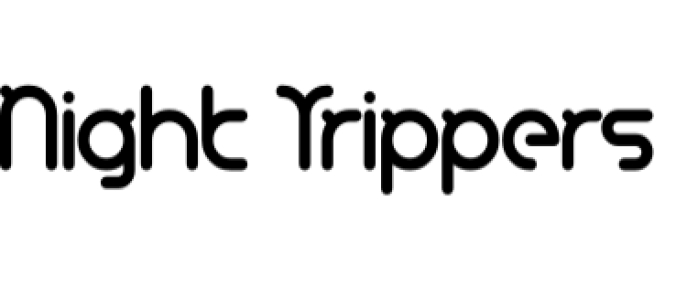 Night Trippers Font Preview