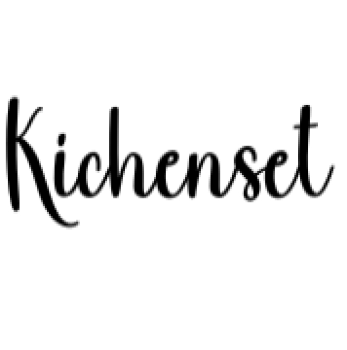 Kichenset Font Preview