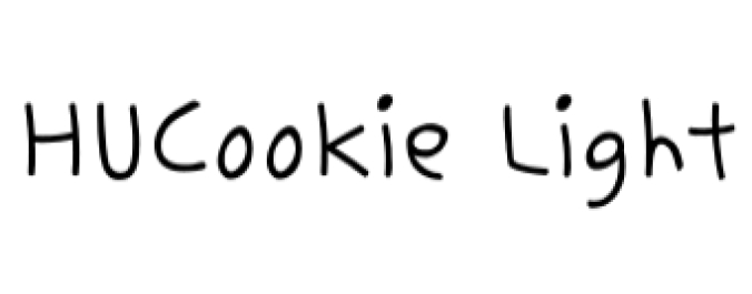 Hu Cookie Font Preview
