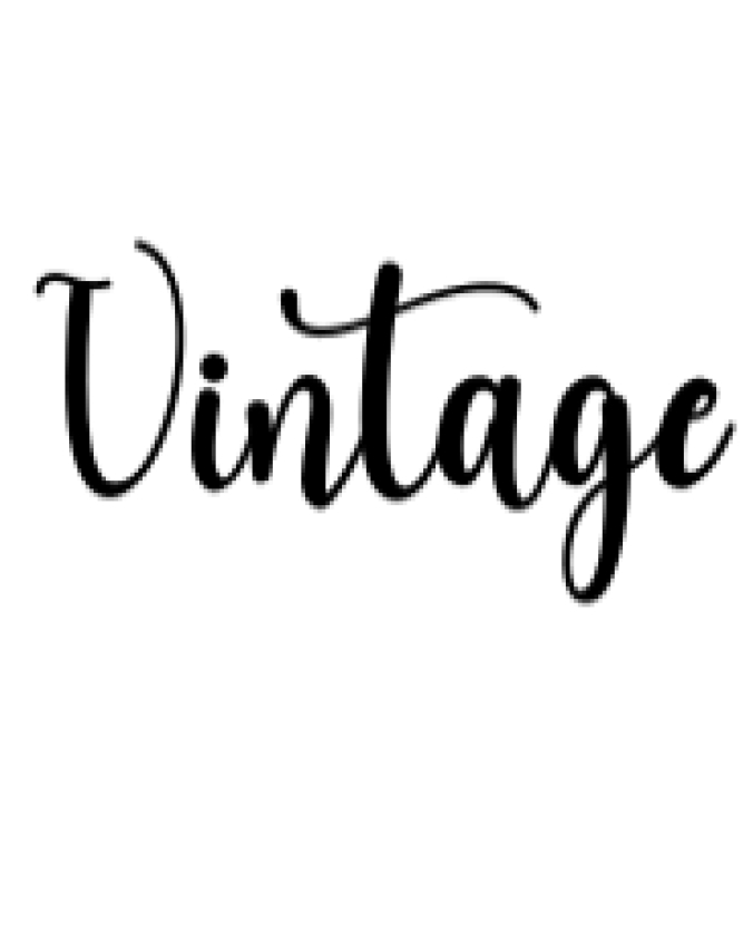 Vintage Font Preview