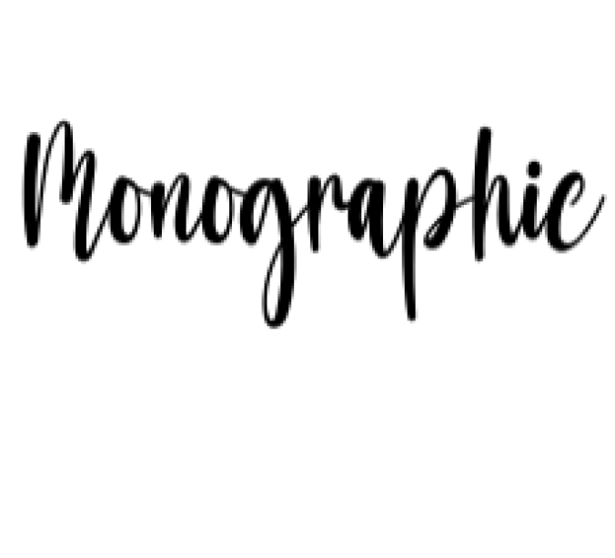 Monographic Font Preview