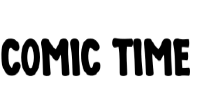 Comic Time Font Preview