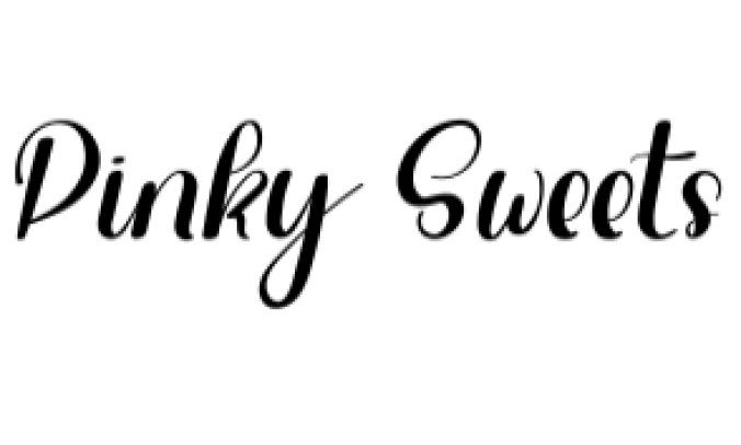 Pinky Sweets Font Preview