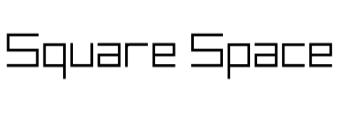 Square Space Font Preview