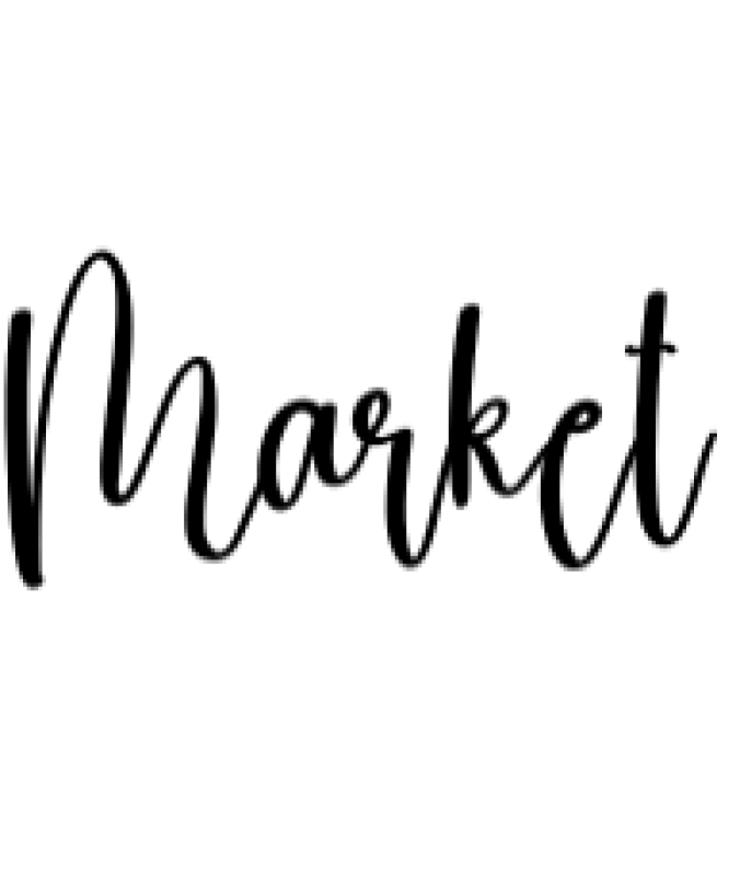 Market Font Preview