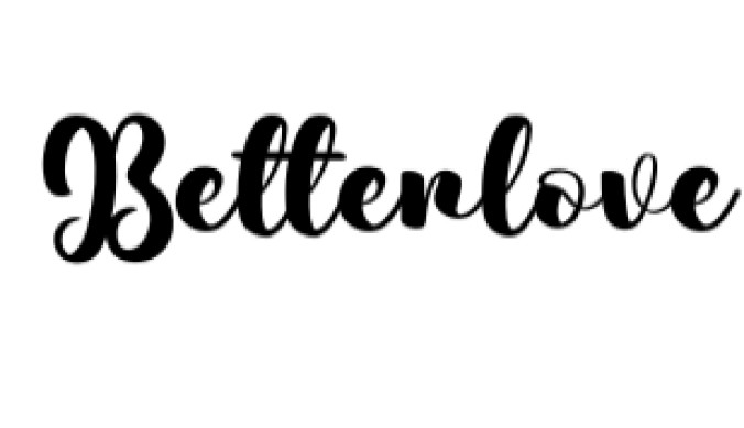 Betterlove Font Preview