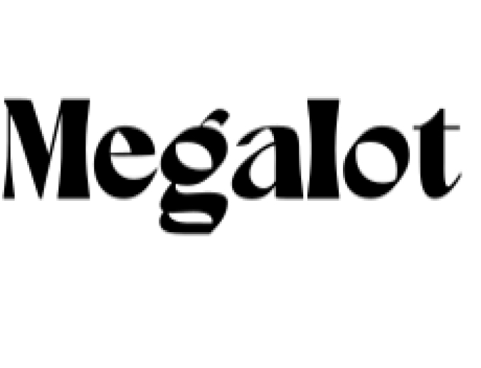 Megalot Font Preview